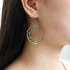Branches Drop Earrings Vintage Fashion Hollow Round Danglers