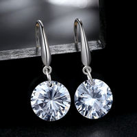 Crystal Small Stone Dangler Earrings