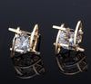 Golden Trinkets  Zircon Earrings  Stud Earrings
