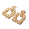 Golden Crust Dangle Earrings