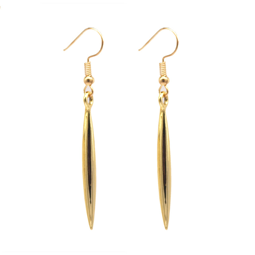 Golden Needle Earrings