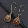 Flower Antique Copper/Bronze Earrings