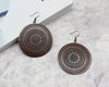 Brown Antique Copper/Bronze Earrings