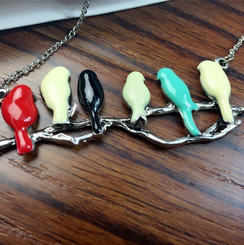 Miniature Birds Necklace