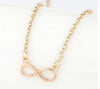 Minimalist Infinity Golden Chain Necklace